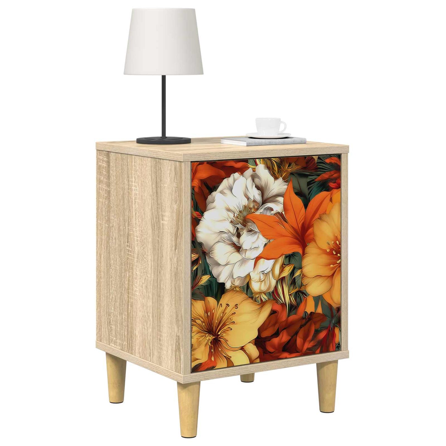 Bedside Cabinet GENNEP Sonoma Oak 36 x 33 x 50 cm