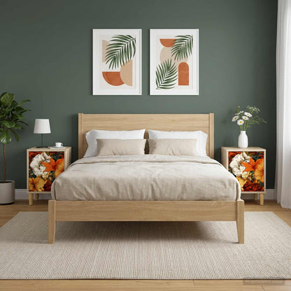 Bedside Cabinet GENNEP 2 pcs Sonoma Oak 36 x 33 x 50 cm