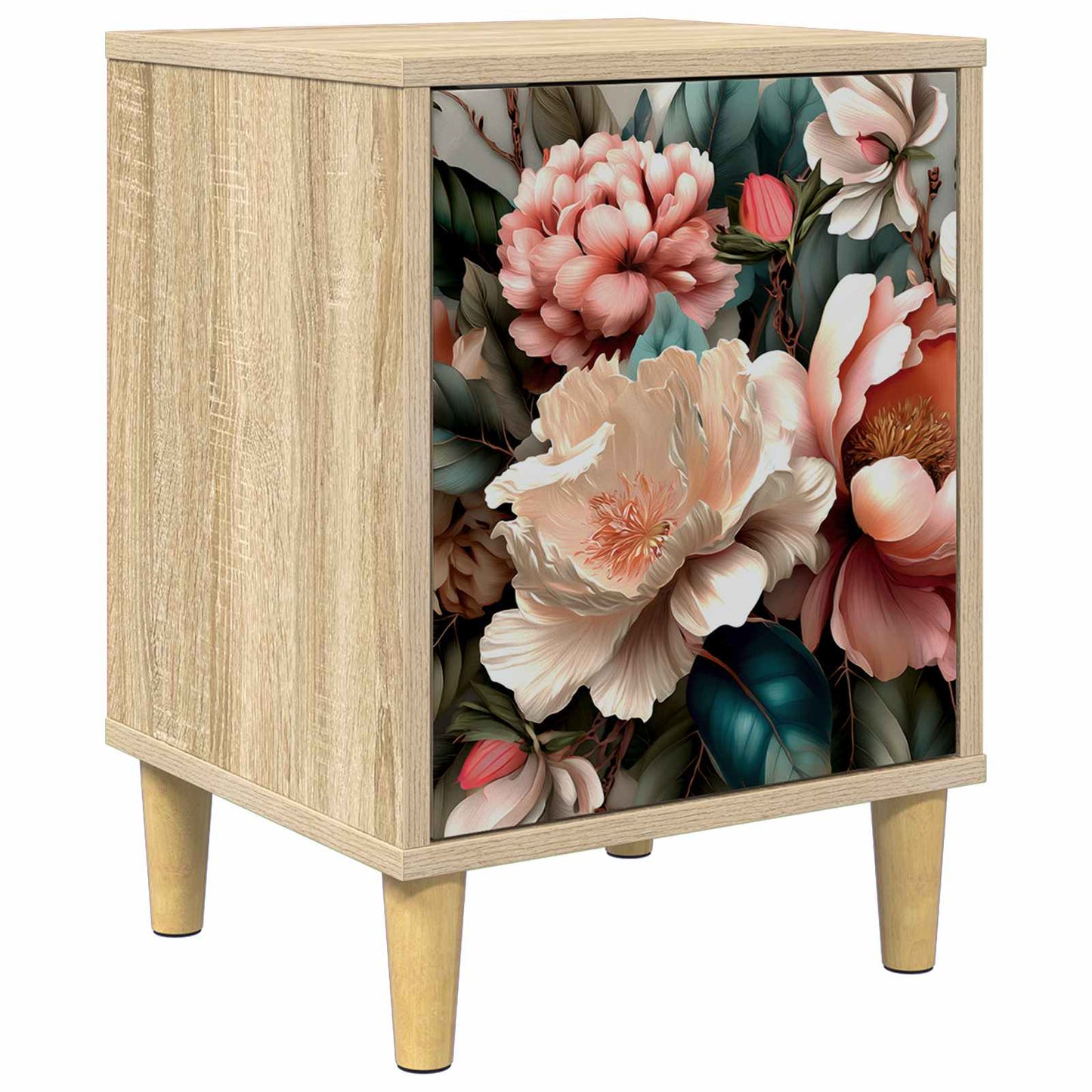Bedside Cabinet BORNE Sonoma Oak 36 x 33 x 50 cm