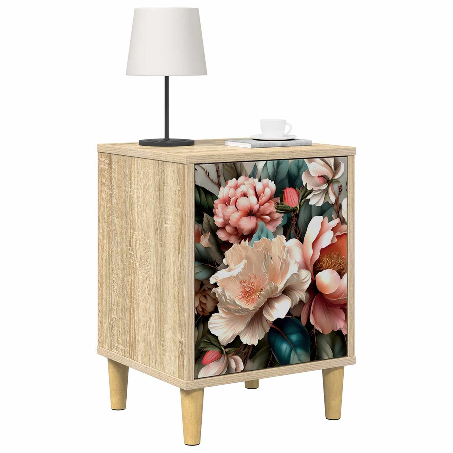 Bedside Cabinet BORNE Sonoma Oak 36 x 33 x 50 cm