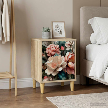 Bedside Cabinet BORNE 2 pcs Sonoma Oak 36 x 33 x 50 cm