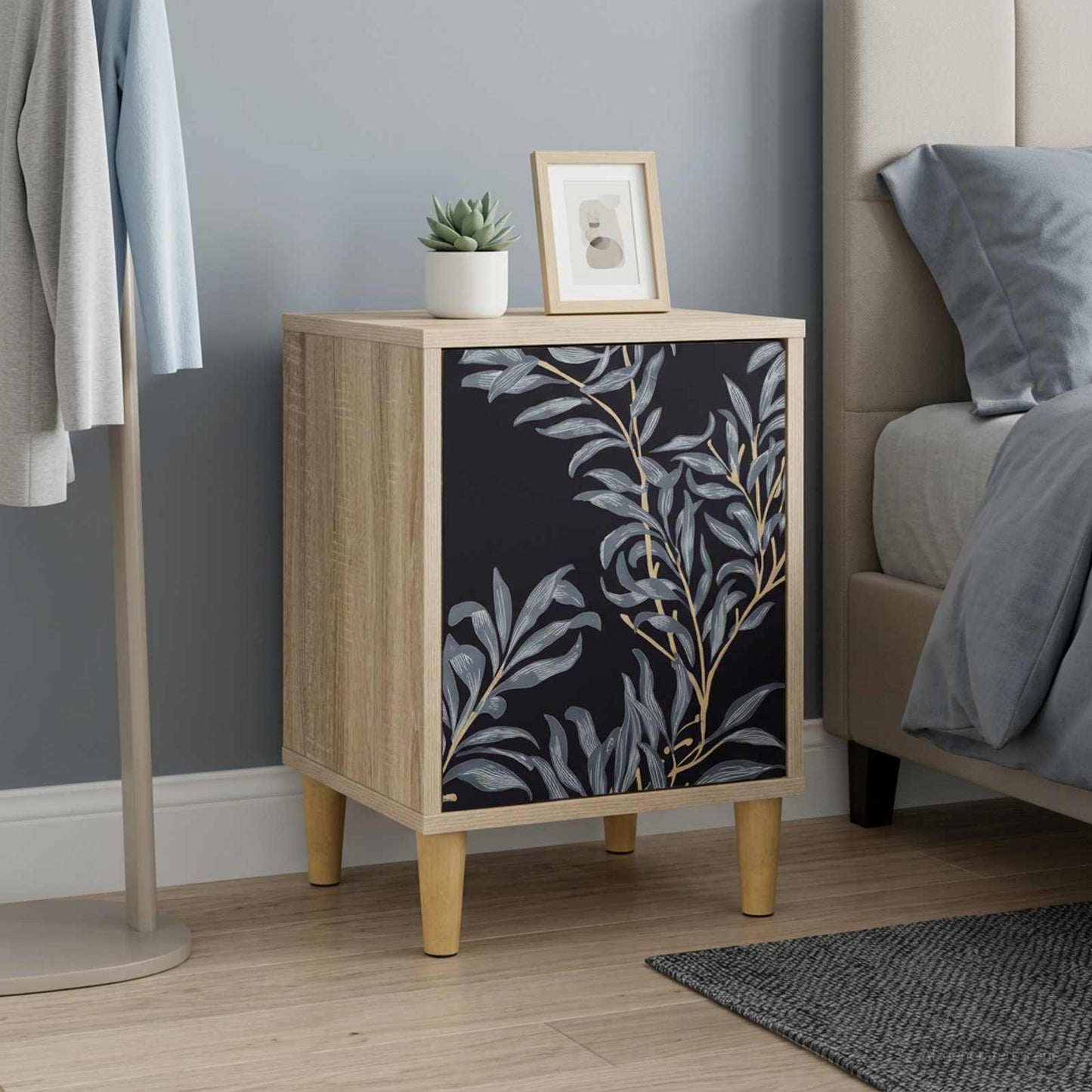 Bedside Cabinet DOKKUM Sonoma Oak 36 x 33 x 50 cm