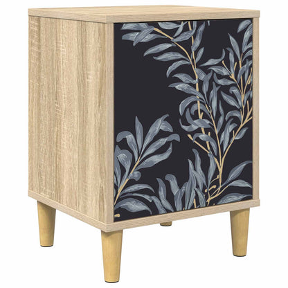 Bedside Cabinet DOKKUM Sonoma Oak 36 x 33 x 50 cm