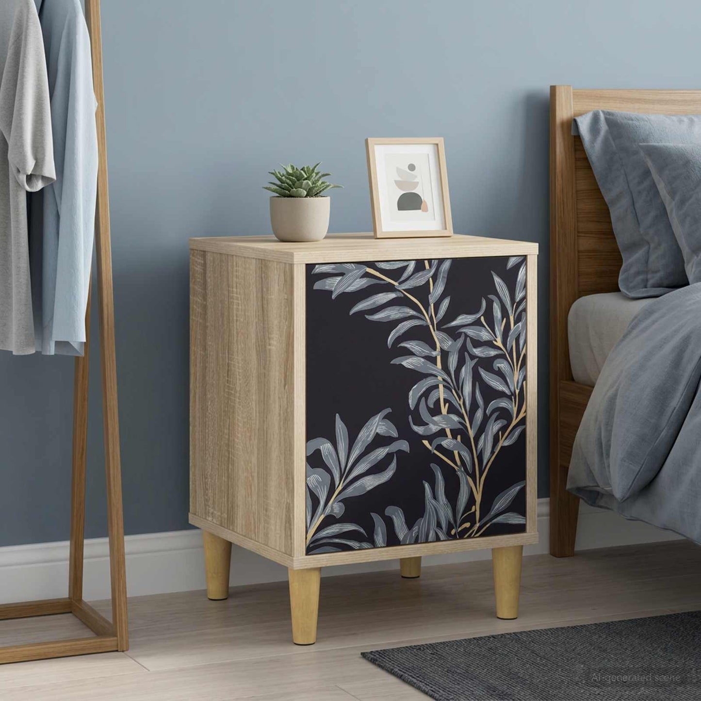 Bedside Cabinet DOKKUM 2 pcs Sonoma Oak 36 x 33 x 50 cm