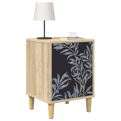 Bedside Cabinet DOKKUM 2 pcs Sonoma Oak 36 x 33 x 50 cm