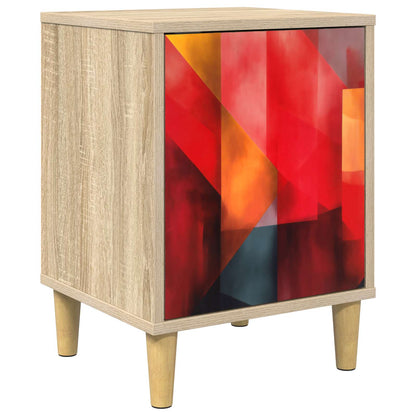 Bedside Cabinet HEESCH Sonoma Oak 36 x 33 x 50 cm