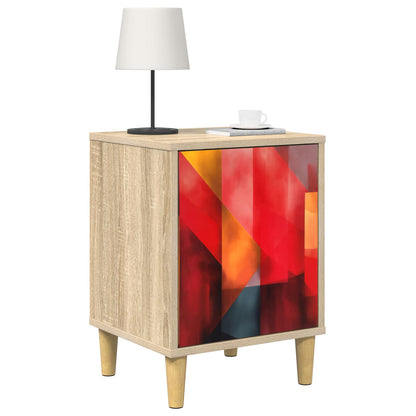 Bedside Cabinet HEESCH Sonoma Oak 36 x 33 x 50 cm