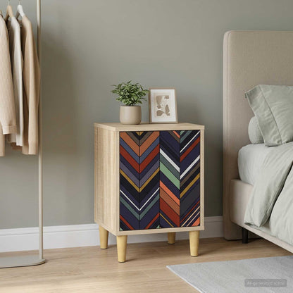 Bedside Cabinet OMMEN Sonoma Oak 36 x 33 x 50 cm