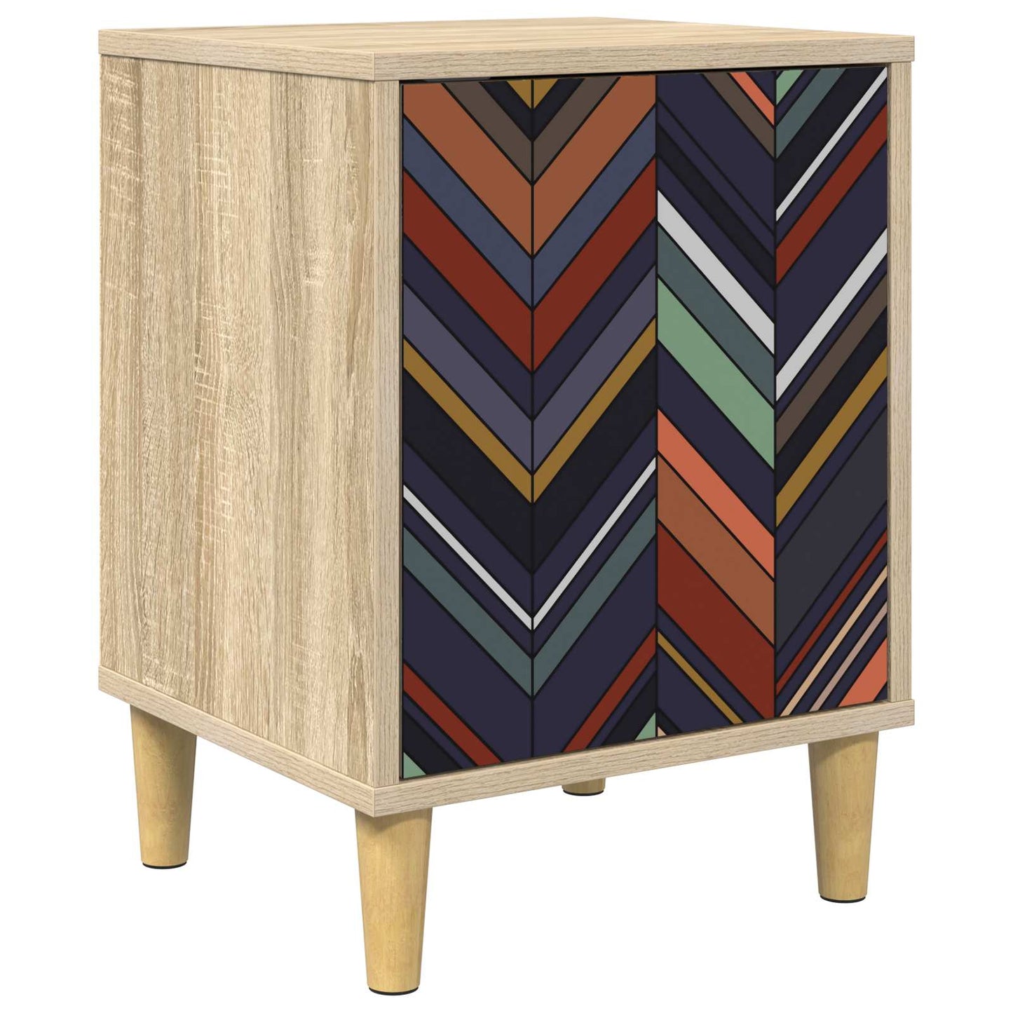 Bedside Cabinet OMMEN Sonoma Oak 36 x 33 x 50 cm