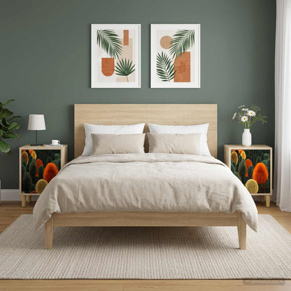 Bedside Cabinet ZAANDAM 2 pcs Sonoma Oak 36 x 33 x 50 cm
