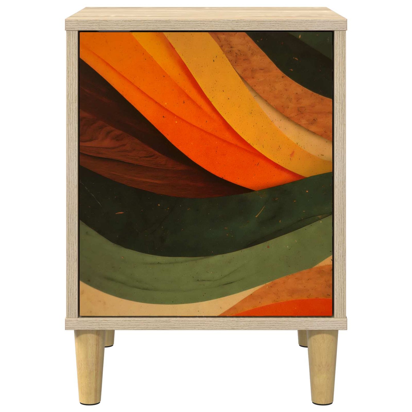 Bedside Cabinet BONN Sonoma Oak 36 x 33 x 50 cm Engineered Wood