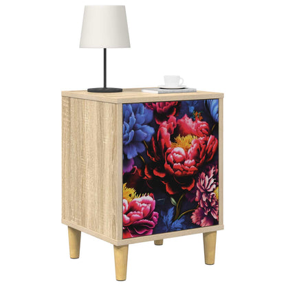 Bedside Cabinet KIEL Sonoma Oak 36 x 33 x 50 cm Engineered Wood