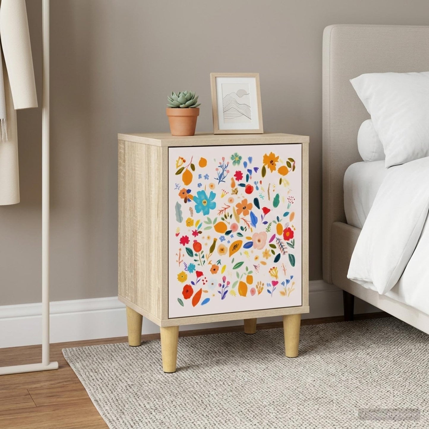 Bedside Cabinet MAINZ Sonoma Oak 36 x 33 x 50 cm
