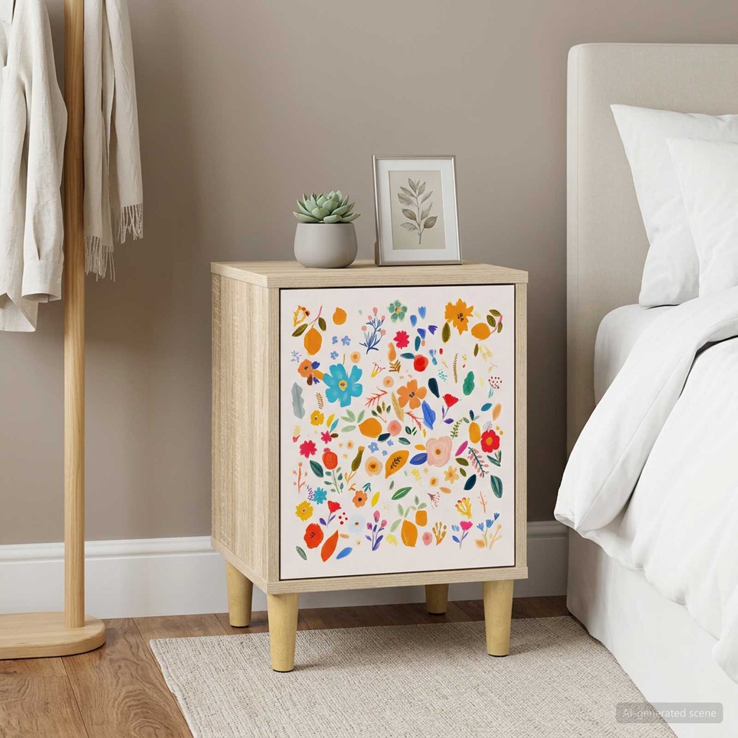 Bedside Cabinet MAINZ 2 pcs Sonoma Oak 36 x 33 x 50 cm