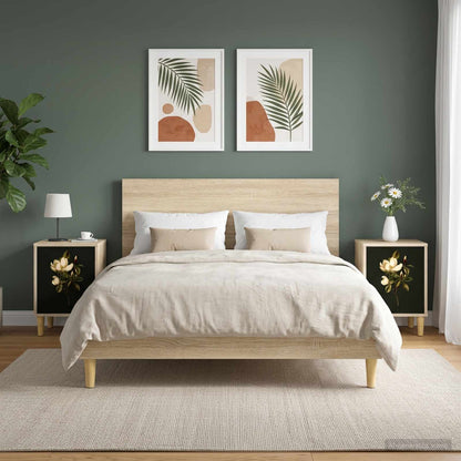 Bedside Cabinet BREMEN 2 pcs Sonoma Oak 36 x 33 x 50 cm
