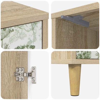 Bedside Cabinet GOTHA Sonoma Oak 36 x 33 x 50 cm
