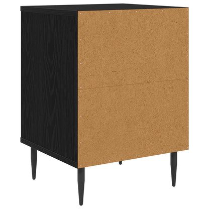Bedside Cabinet LOCHEM Black Oak 36 x 33 x 51 cm