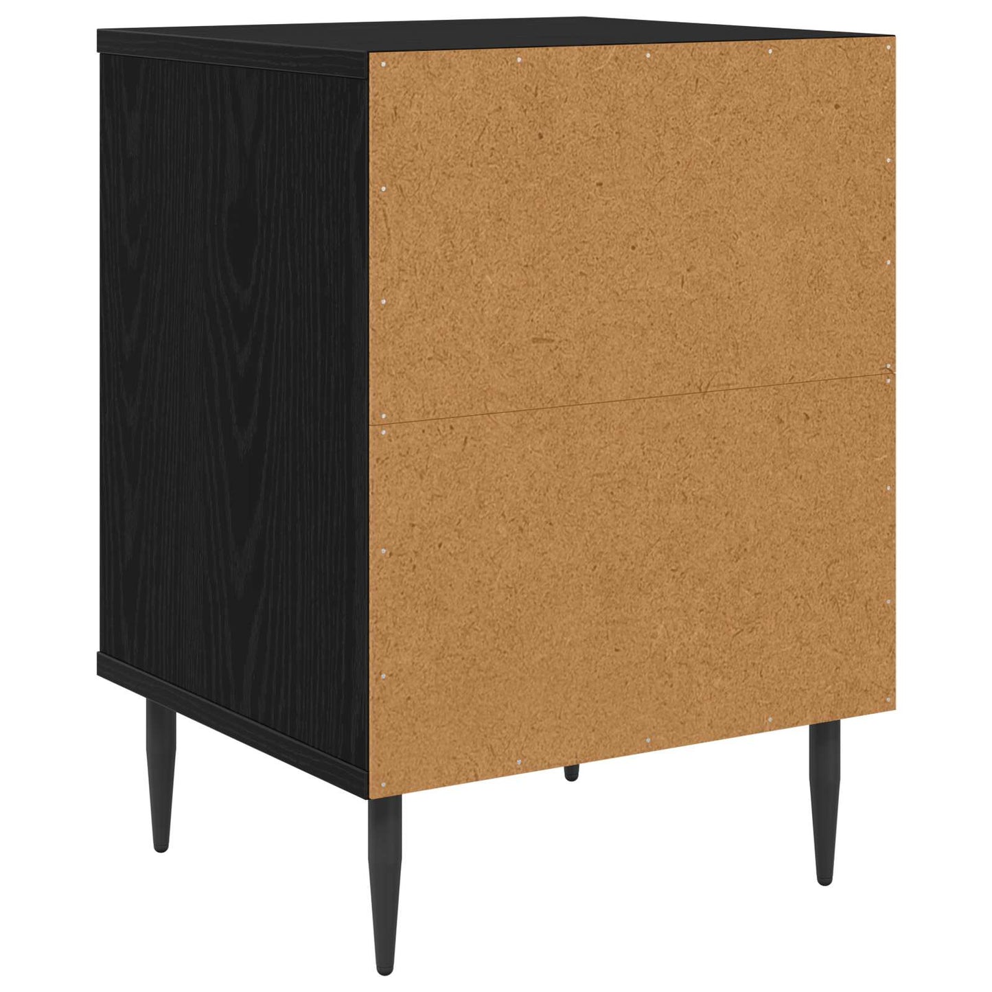 Bedside Cabinet HEESCH 2 pcs Black Oak 36 x 33 x 51 cm