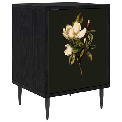 Bedside Cabinet BREMEN Black Oak 36 x 33 x 51 cm