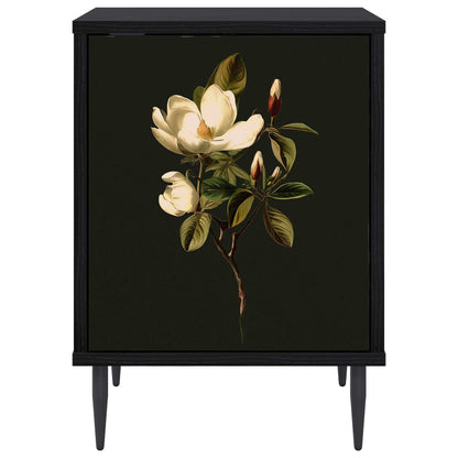 Bedside Cabinet BREMEN Black Oak 36 x 33 x 51 cm