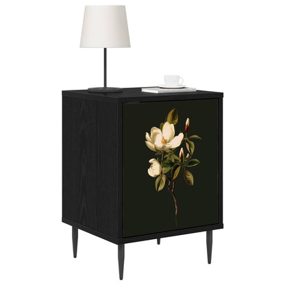 Bedside Cabinet BREMEN Black Oak 36 x 33 x 51 cm