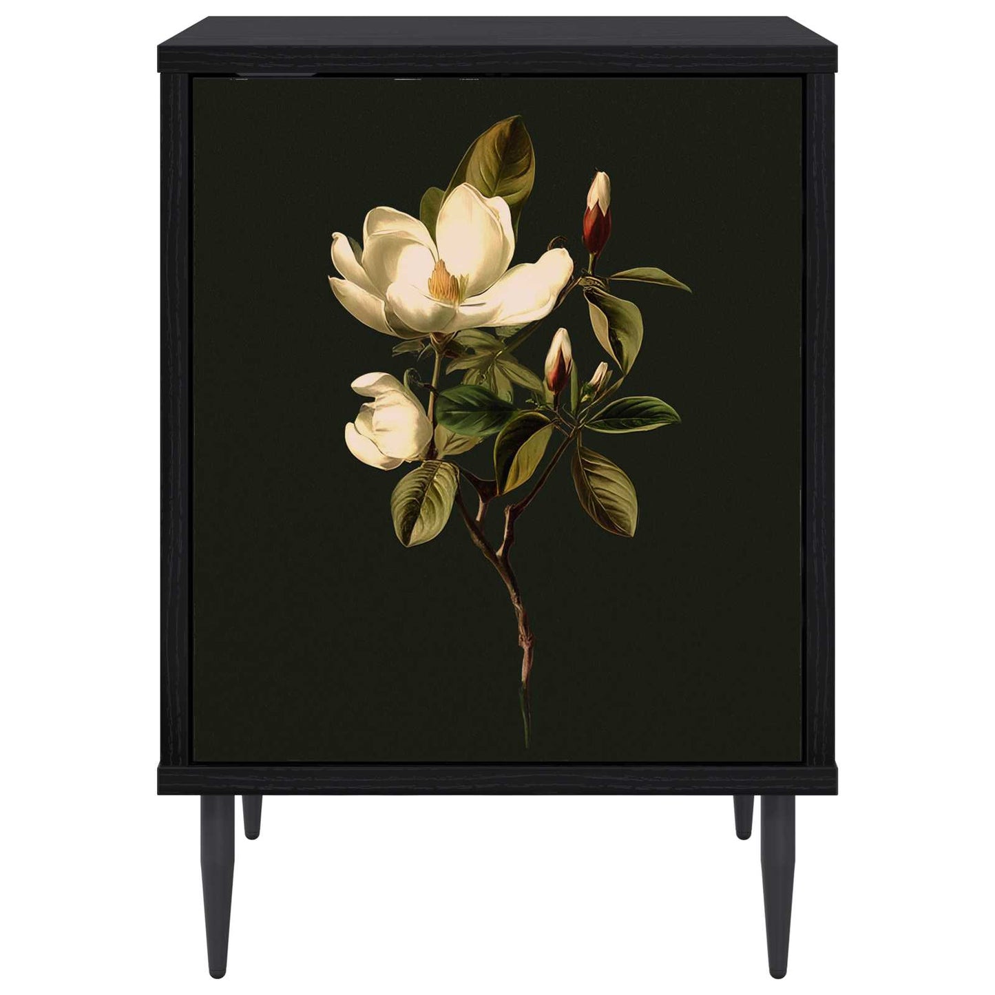 Bedside Cabinet BREMEN 2 pcs Black Oak 36 x 33 x 51 cm