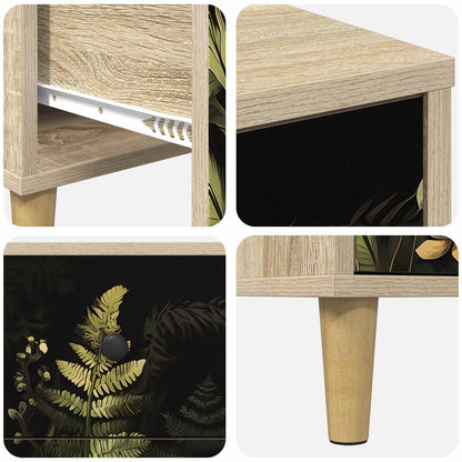 Bedside Cabinet RHENEN Sonoma Oak 36 x 33 x 60 cm