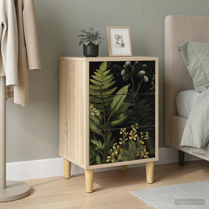 Bedside Cabinet RHENEN Sonoma Oak 36 x 33 x 60 cm