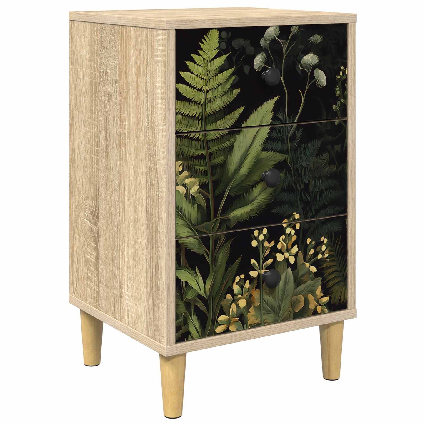 Bedside Cabinet RHENEN Sonoma Oak 36 x 33 x 60 cm