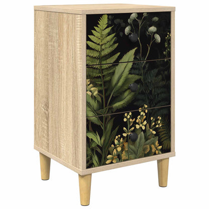 Bedside Cabinet RHENEN Sonoma Oak 36 x 33 x 60 cm