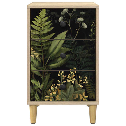 Bedside Cabinet RHENEN Sonoma Oak 36 x 33 x 60 cm