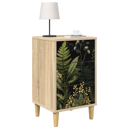 Bedside Cabinet RHENEN Sonoma Oak 36 x 33 x 60 cm