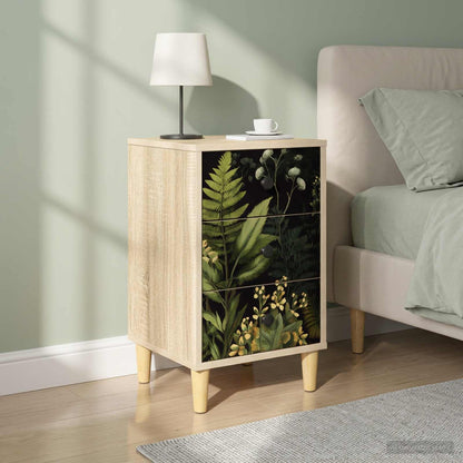 Bedside Cabinet RHENEN 2 pcs Sonoma Oak 36 x 33 x 60 cm