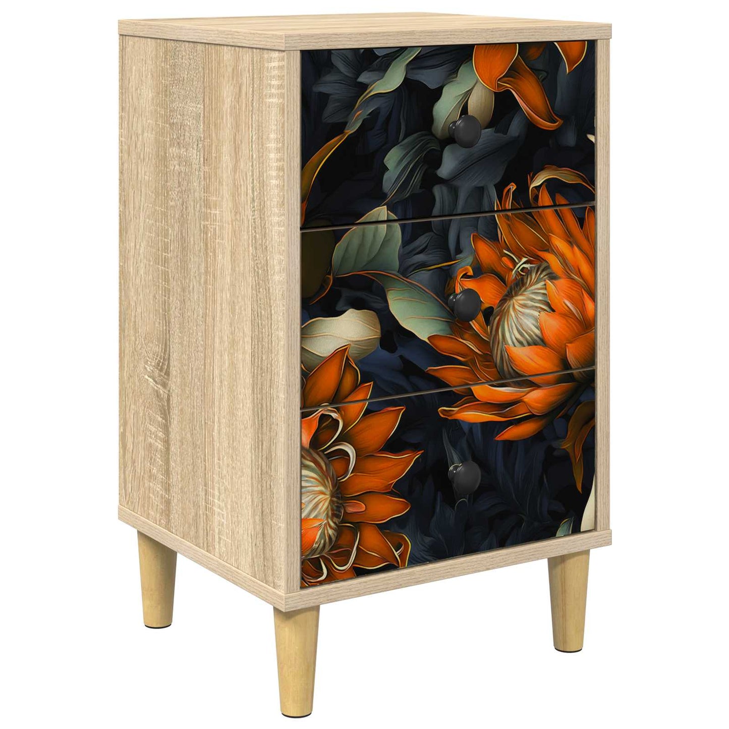 Bedside Cabinet LOCHEM Sonoma Oak 36 x 33 x 60 cm