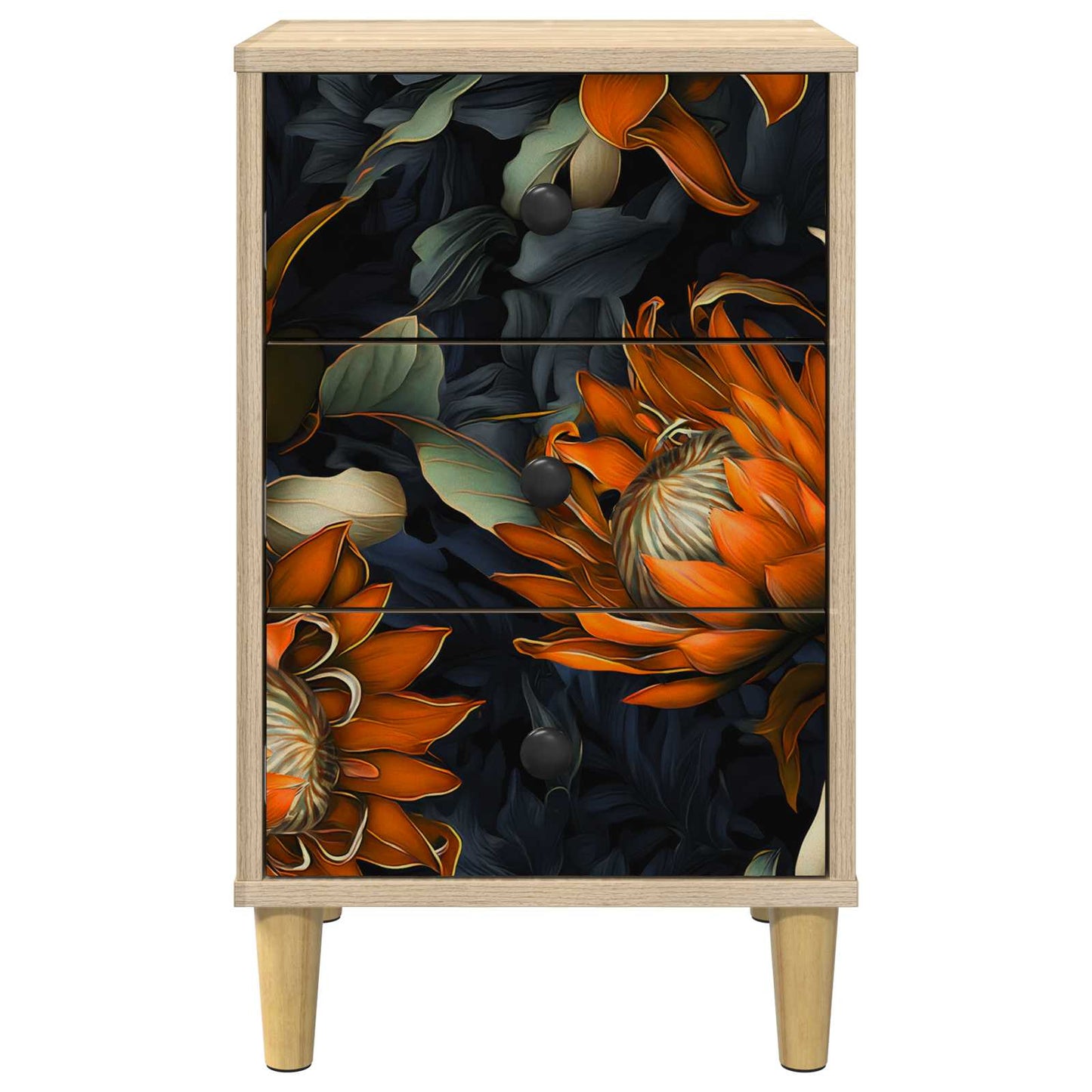 Bedside Cabinet LOCHEM Sonoma Oak 36 x 33 x 60 cm