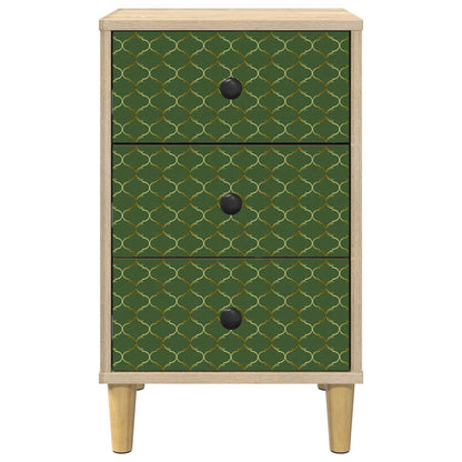 Bedside Cabinet GELEEN 2 pcs Sonoma Oak 36 x 33 x 60 cm