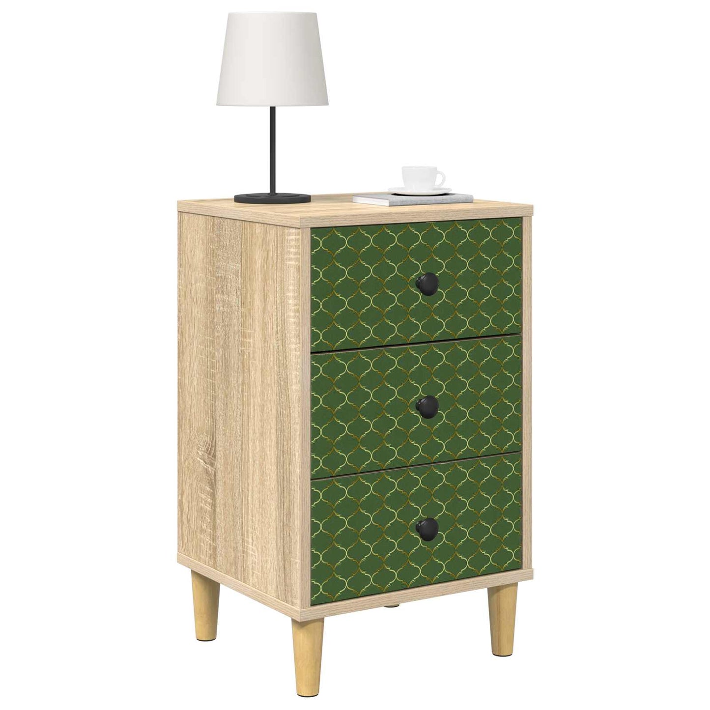 Bedside Cabinet GELEEN 2 pcs Sonoma Oak 36 x 33 x 60 cm
