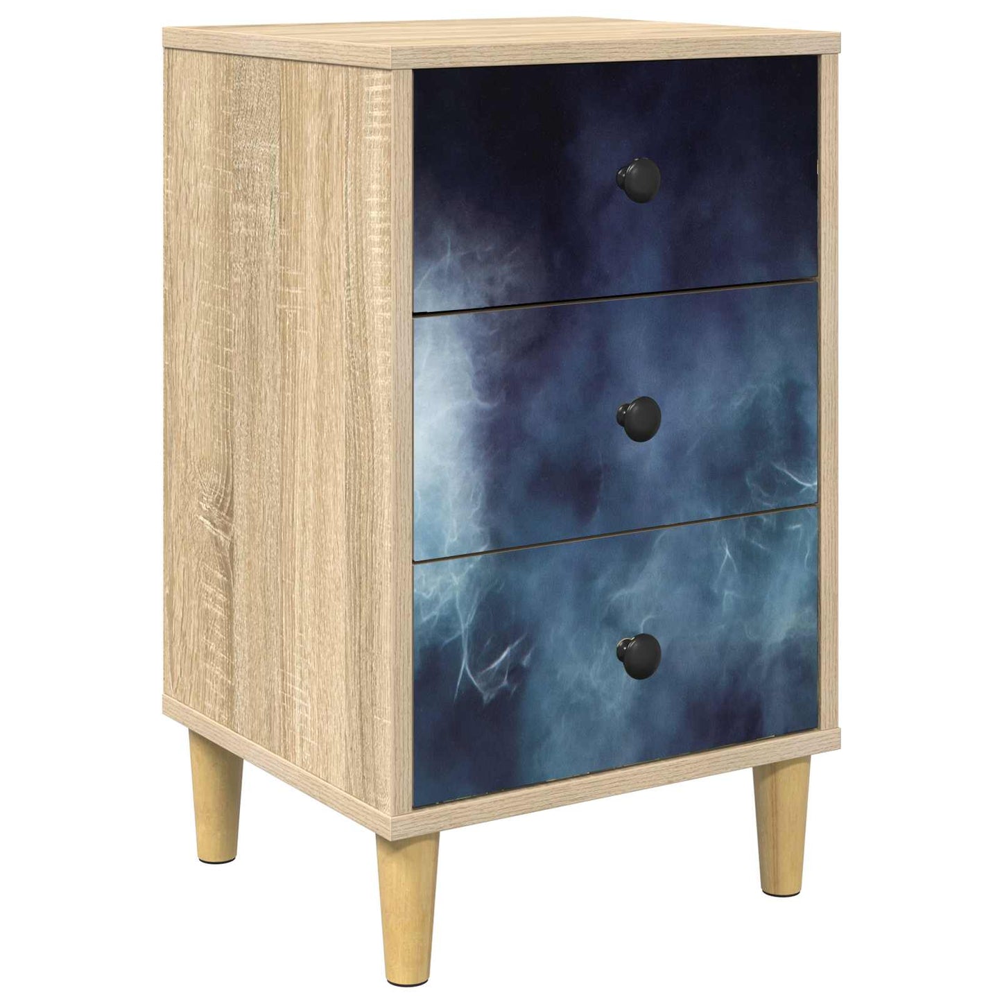 Bedside Cabinet RAALTE Sonoma Oak 36 x 33 x 60 cm
