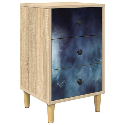 Bedside Cabinet RAALTE Sonoma Oak 36 x 33 x 60 cm