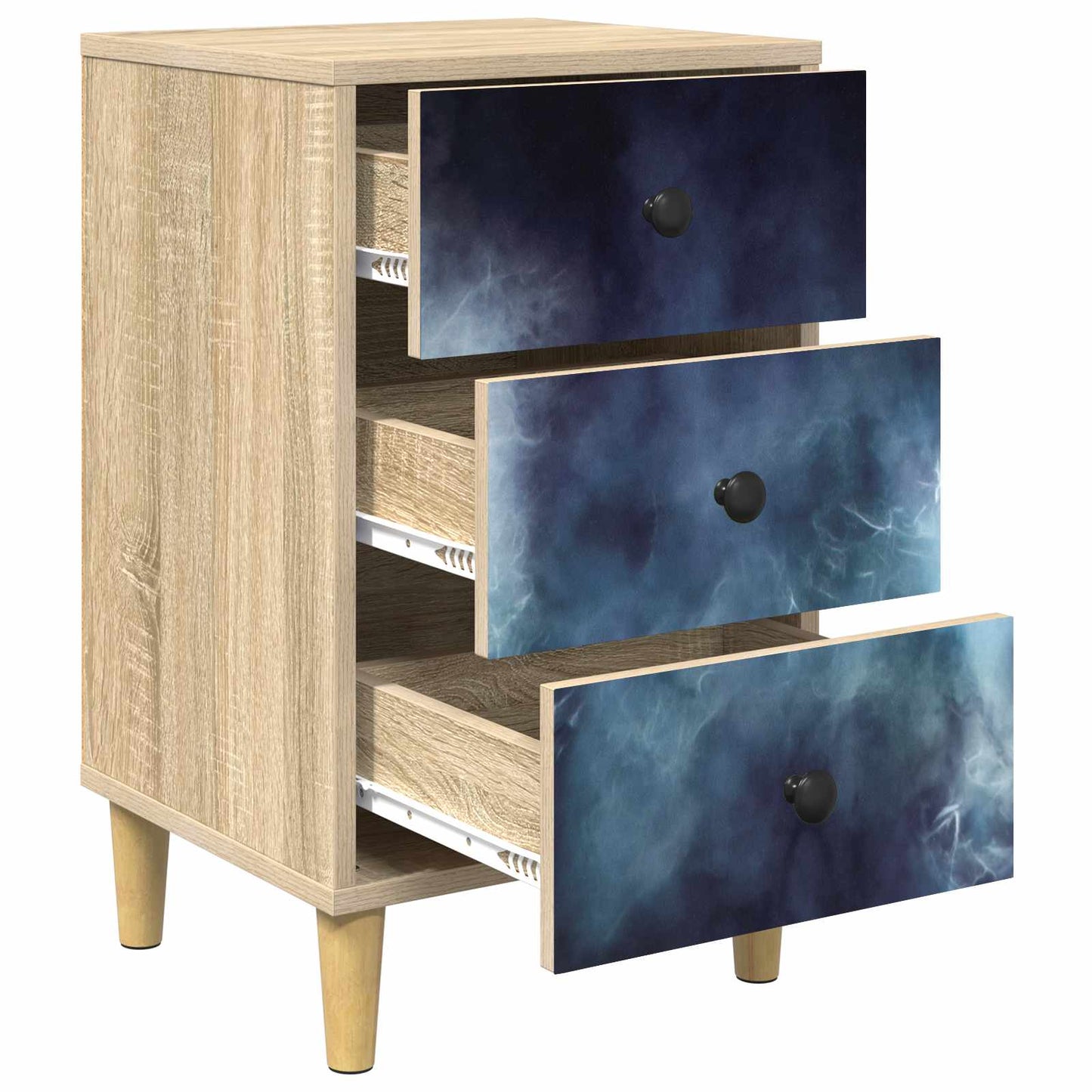 Bedside Cabinet RAALTE Sonoma Oak 36 x 33 x 60 cm