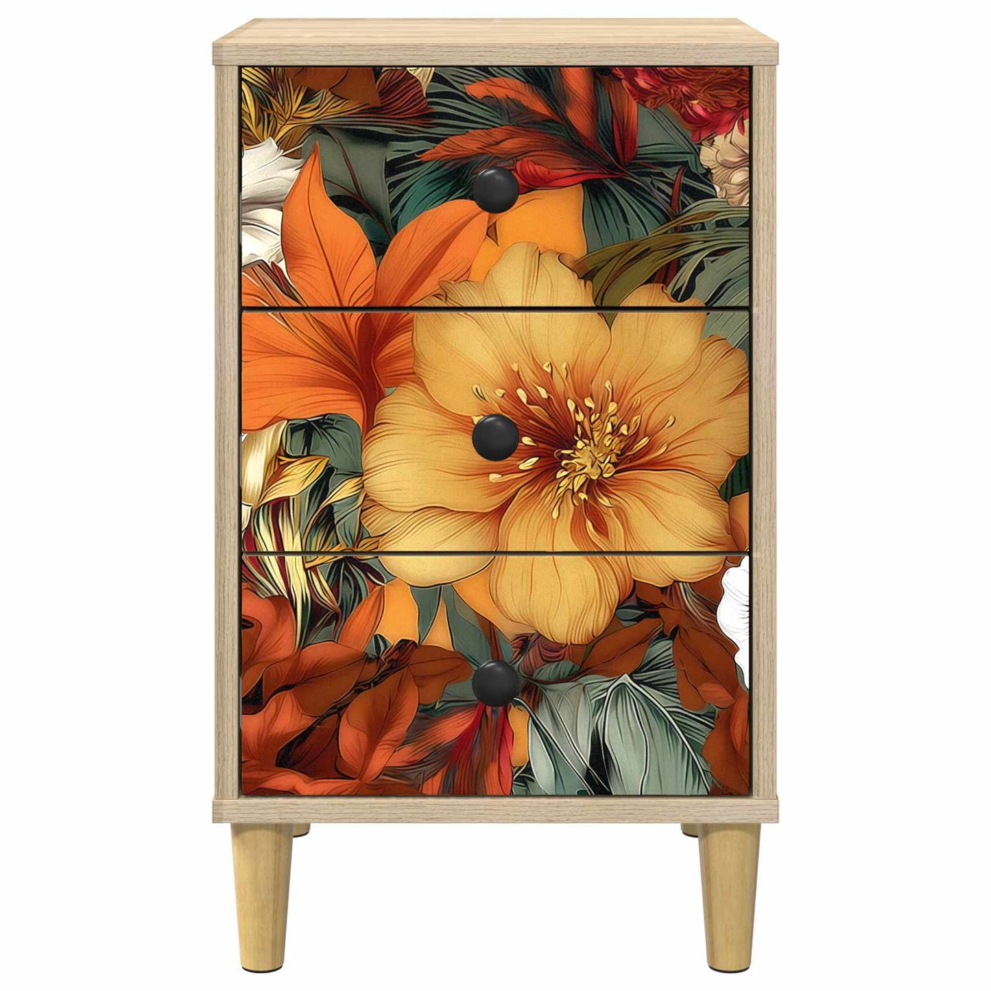 Bedside Cabinet GENNEP Sonoma Oak 36 x 33 x 60 cm