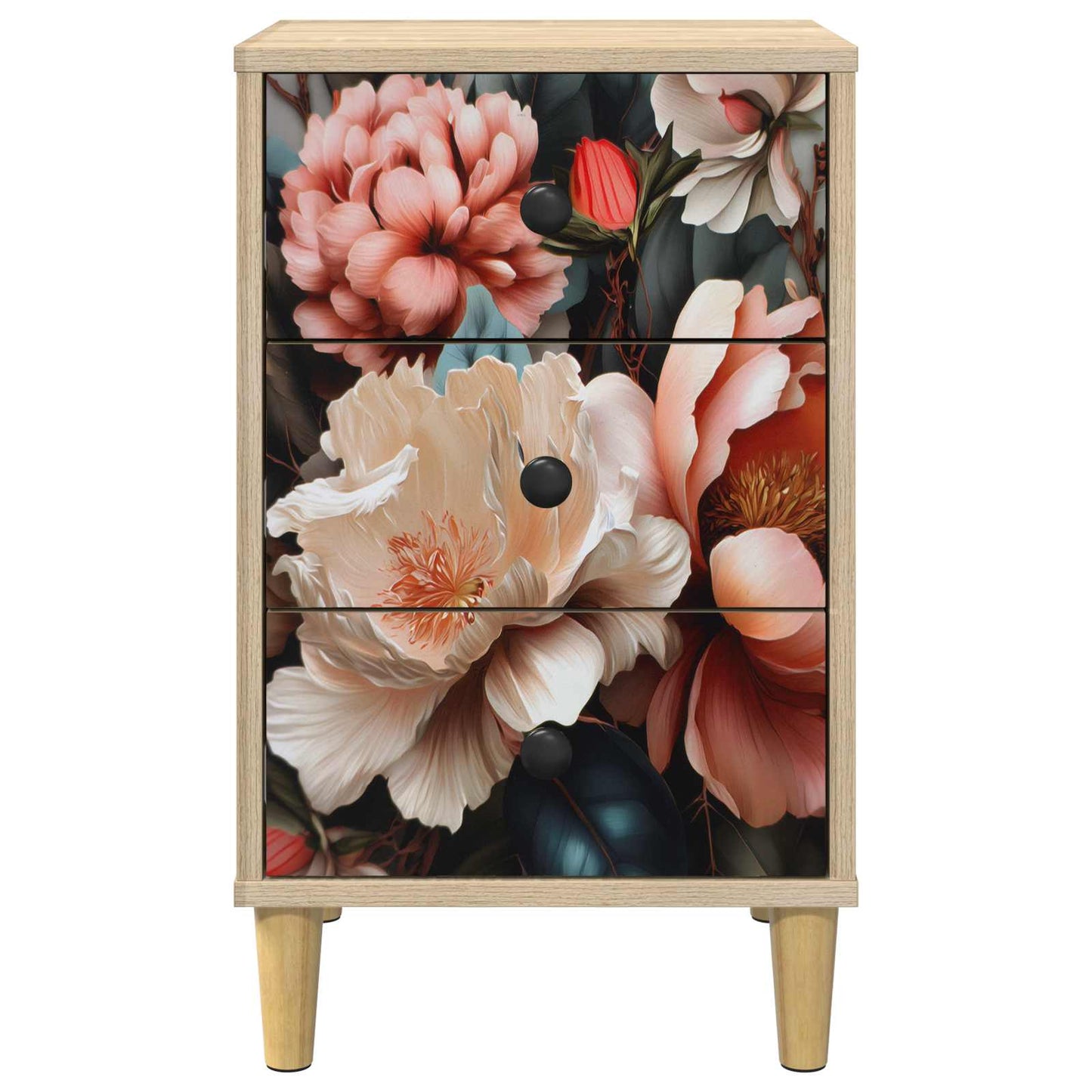 Bedside Cabinet BORNE 2 pcs Sonoma Oak 36 x 33 x 60 cm
