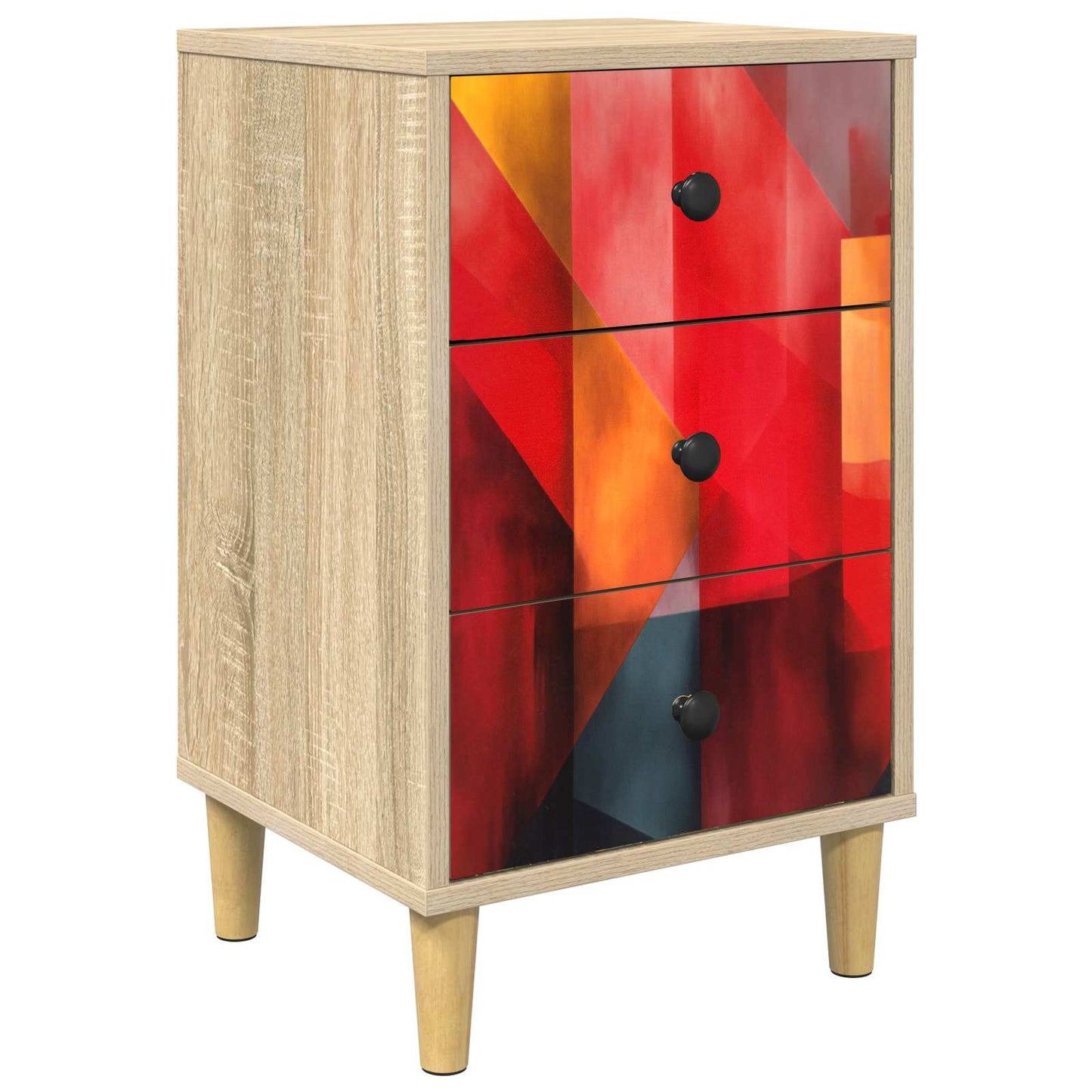 Bedside Cabinet HEESCH Sonoma Oak 36 x 33 x 60 cm