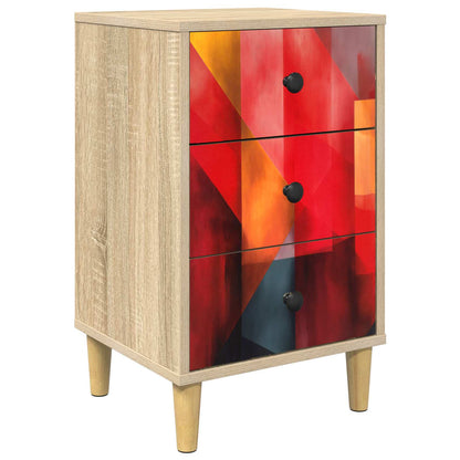 Bedside Cabinet HEESCH Sonoma Oak 36 x 33 x 60 cm