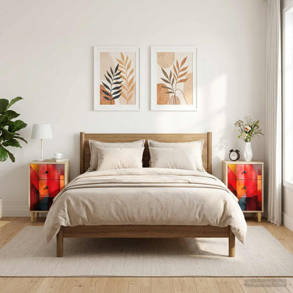 Bedside Cabinet HEESCH 2 pcs Sonoma Oak 36 x 33 x 60 cm