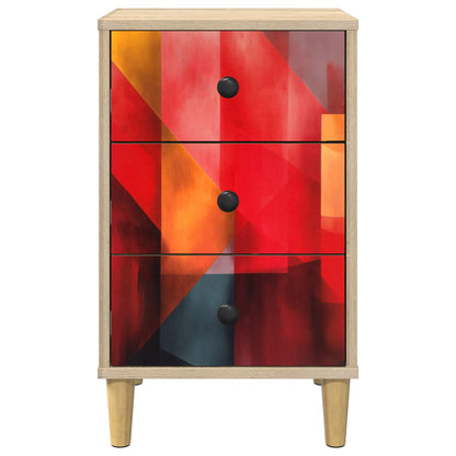 Bedside Cabinet HEESCH 2 pcs Sonoma Oak 36 x 33 x 60 cm