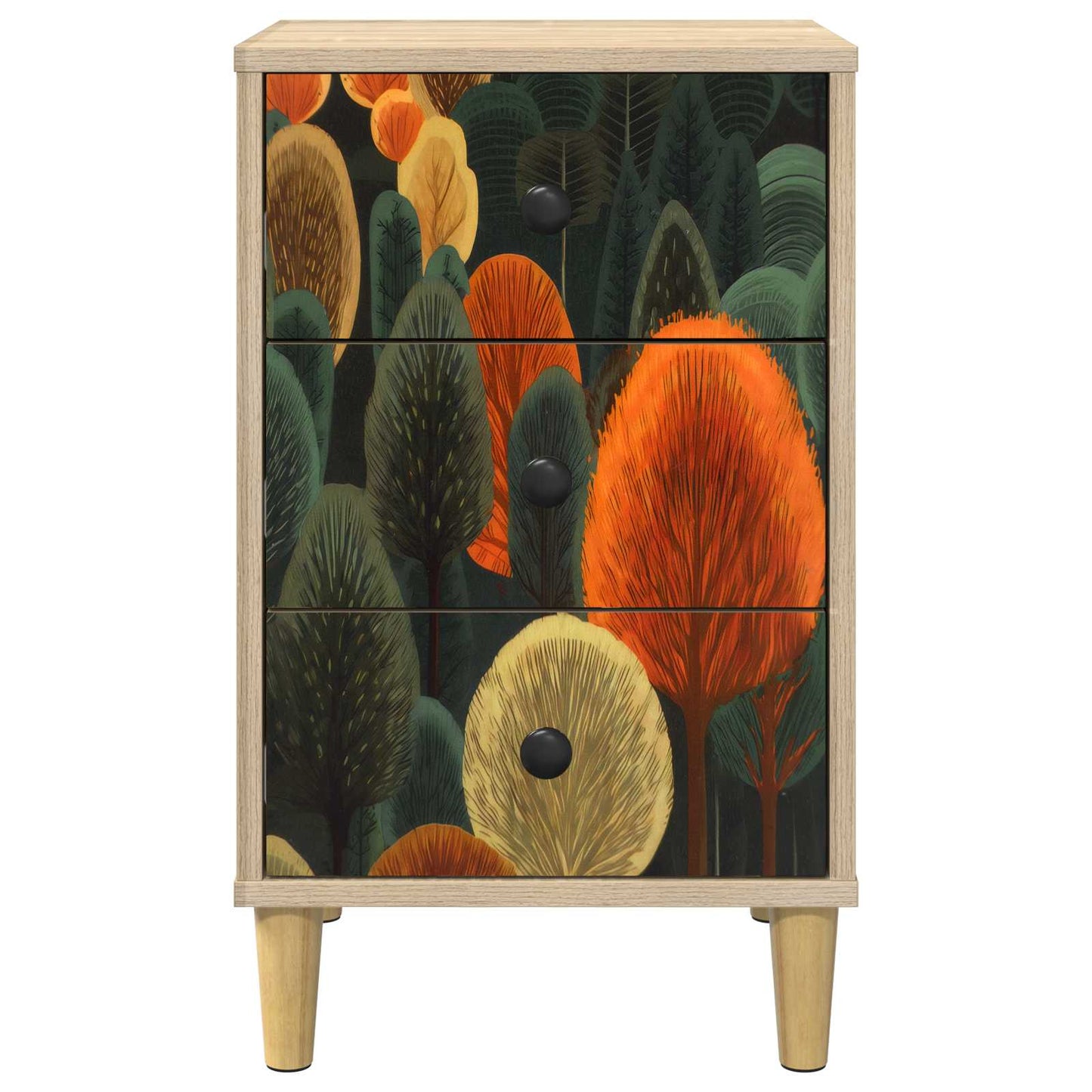 Bedside Cabinet ZAANDAM Sonoma Oak 36 x 33 x 60 cm