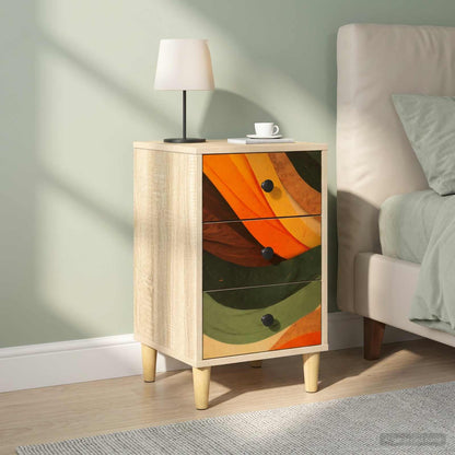 Bedside Cabinet BONN 2 pcs Sonoma Oak 36 x 33 x 60 cm