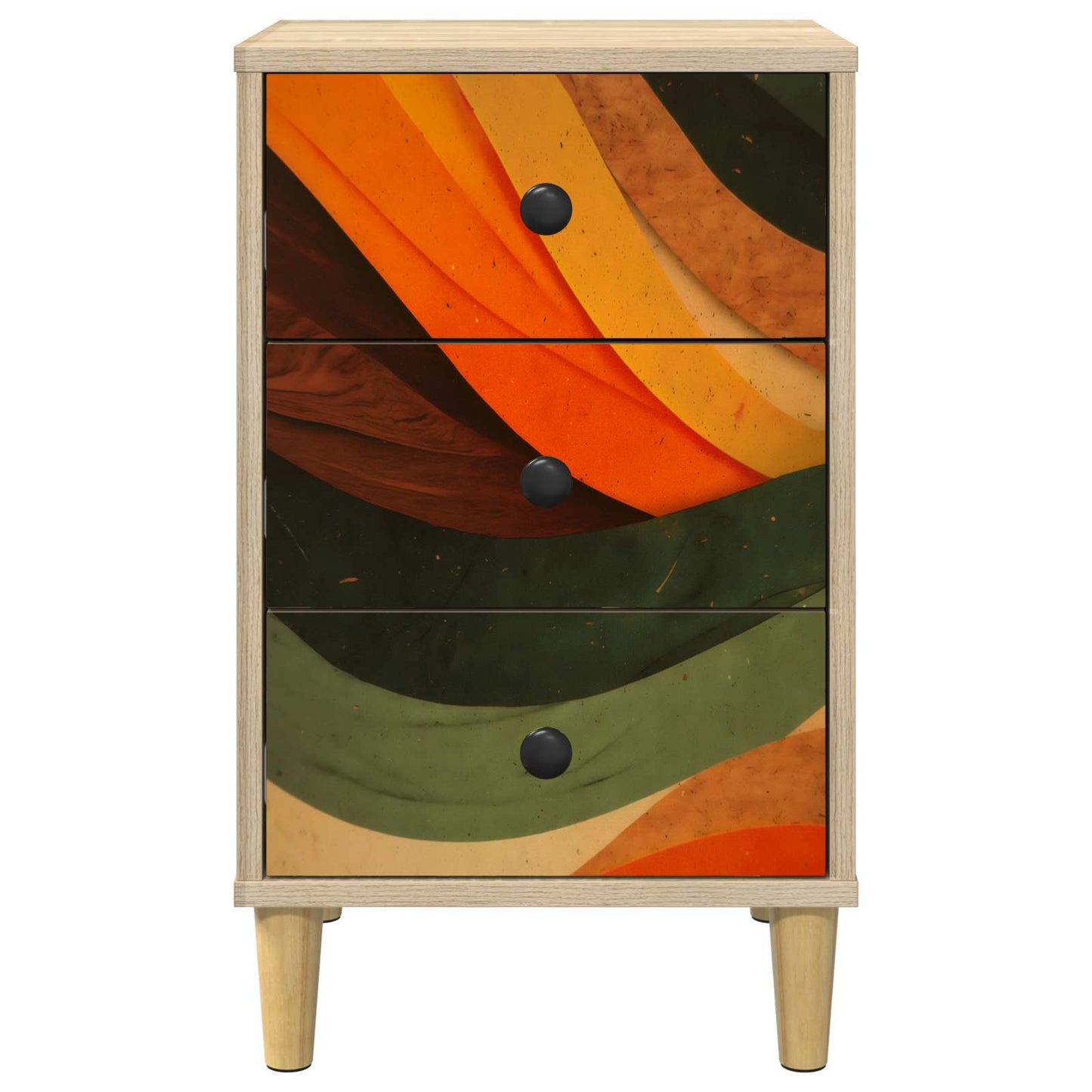 Bedside Cabinet BONN 2 pcs Sonoma Oak 36 x 33 x 60 cm