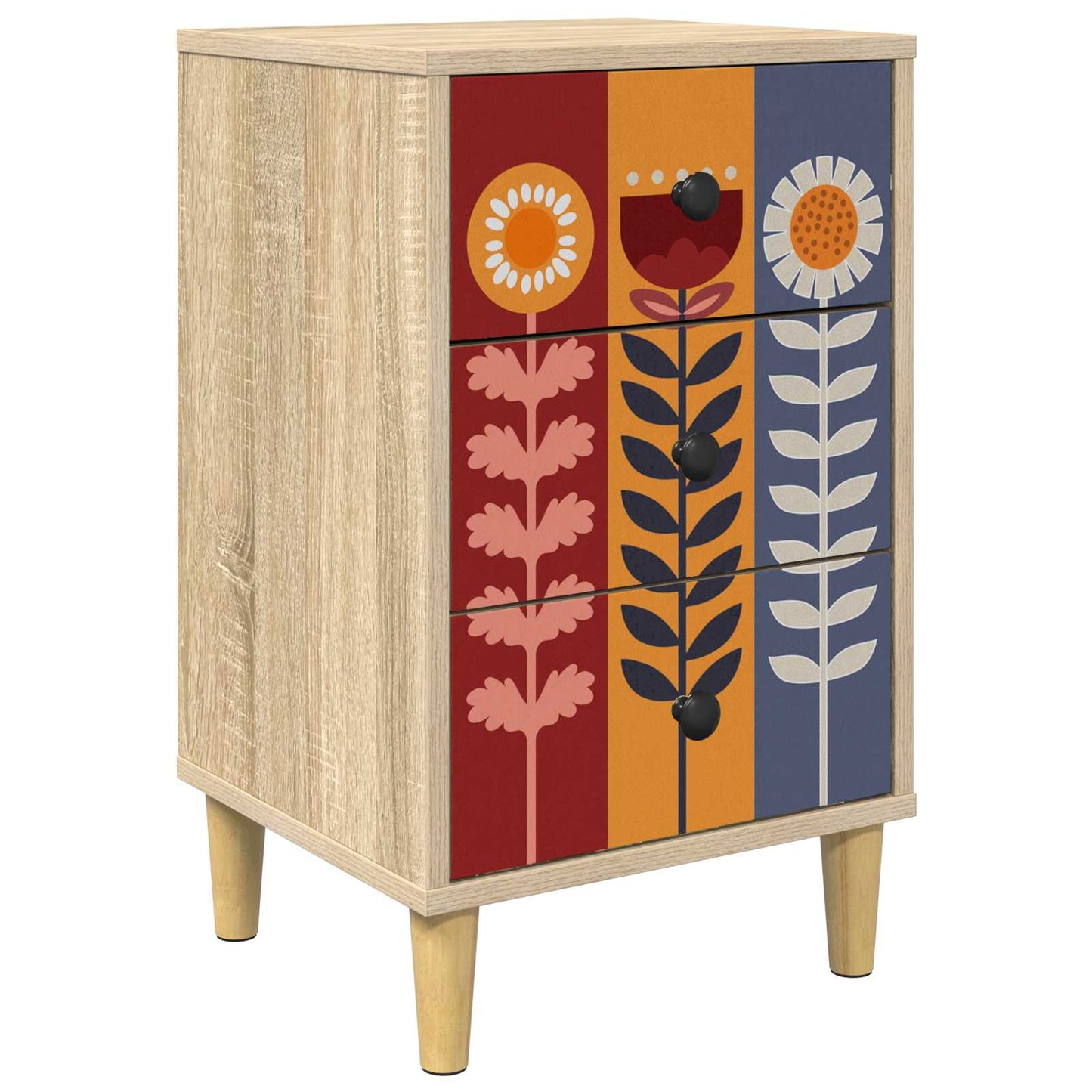 Bedside Cabinet ESSEN Sonoma Oak 36 x 33 x 60 cm
